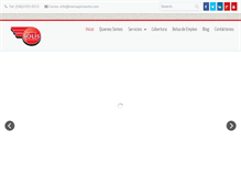 Tablet Screenshot of mensajeriasolis.com